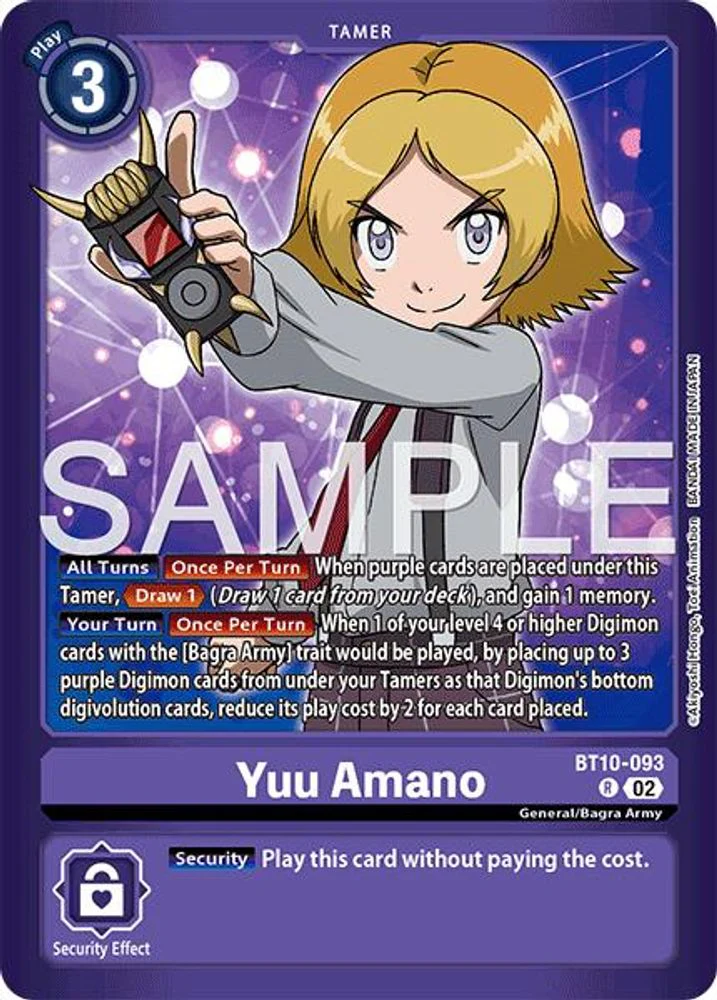 Yuu Amano - BT10-093 - (LM-07 Reprint) - Rare
