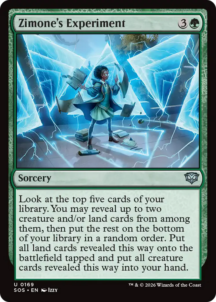 Zimone's Experiment (SOS)